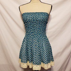 NWT Lyndia Procanik Green Apple Lace Tube Tunic Green 4